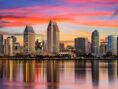 View of downtown San Diego from the water.